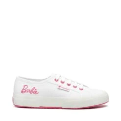 2750 BARBIE BIG LOGO - Le Superga - Low Cut - Woman - WHITE-PINK