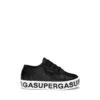 2730 KIDS VEGAN MATERIAL PLATFORM LETTERING - Lady Shoes - Wedge - Girl - BLACK -NAM Scarpe Negozio UBS7115YW 999