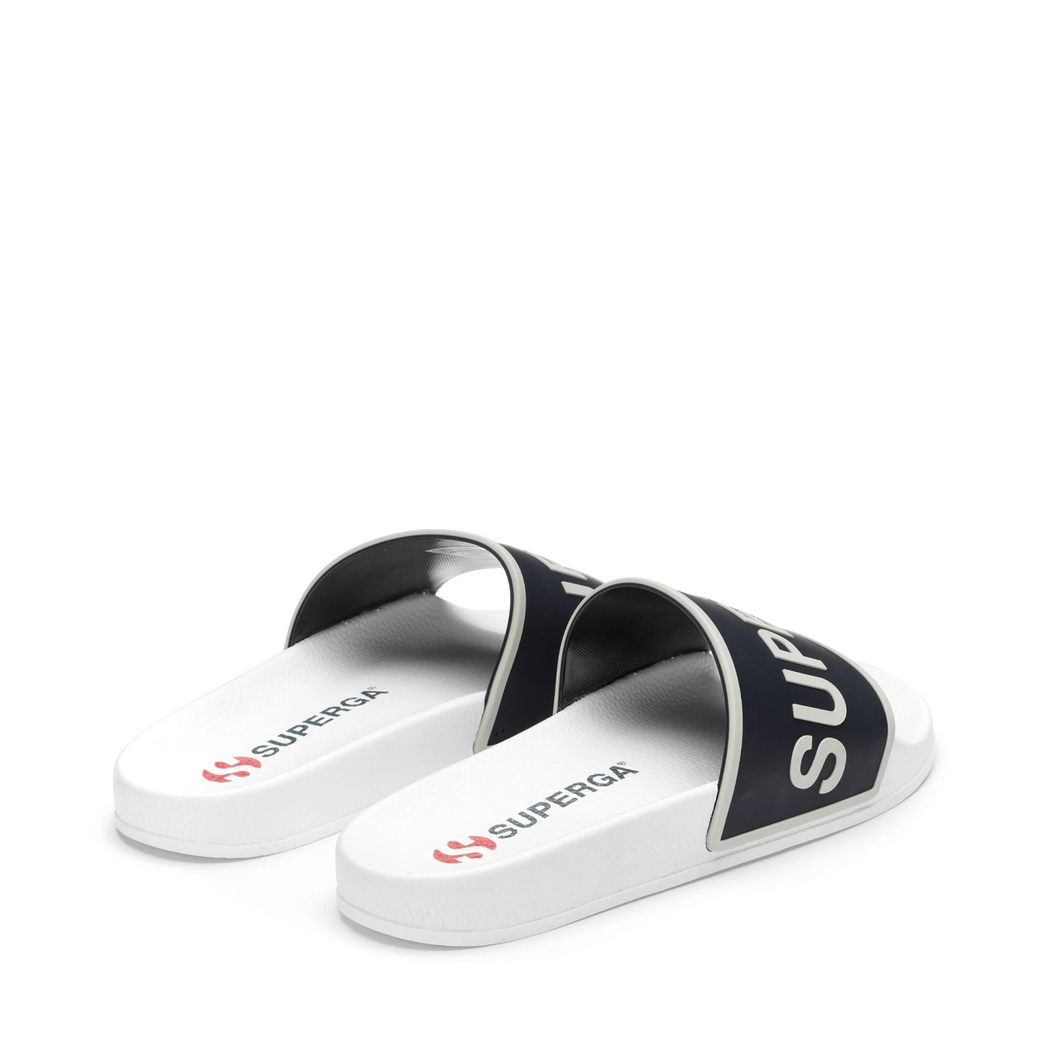 1908-PUTPRU - Slippers - SLIDE - Unisex - WHITE-NAVY 5 1908-PUTPRU - Slippers - SLIDE - Unisex - WHITE-NAVY - immagine 3