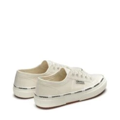 2750 LOGO PIPING - Le Superga - Low Cut - Woman - WHITE AVORIO-BLACK LOGO -NAM Scarpe Negozio UBS7125NW AOC f628ae2c 14e0 4951 99c6 191ec07f3a3b