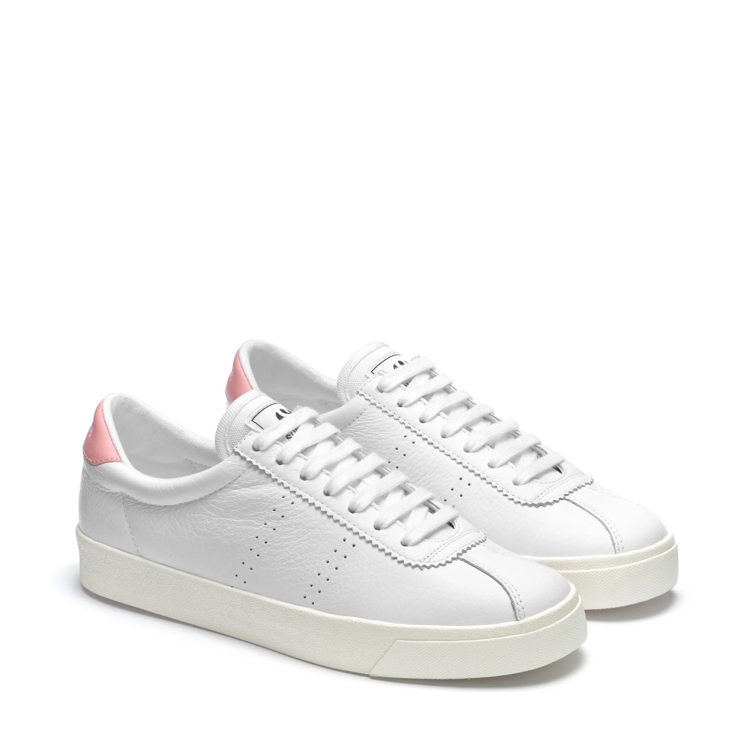 2843 CLUB S COMFORT LEATHER - Sneakers - Low Cut - Unisex - WHITE-PINK-FAVORIO 4 2843 CLUB S COMFORT LEATHER - Sneakers - Low Cut - Unisex - WHITE-PINK-FAVORIO - immagine 2