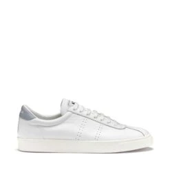 2843 CLUB S COMFORT LEATHER - Sneakers - Low Cut - Unisex - WHITE-BLUE LT GREY-FAVORIO
