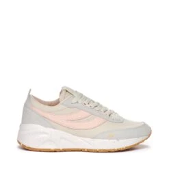 4089 TRAINING 9TS SLIM VEGAN MATERIAL - Sneakers - Low Cut - Unisex - BEIGE GESSO-GREY LT-PINK ISH-BEIGE