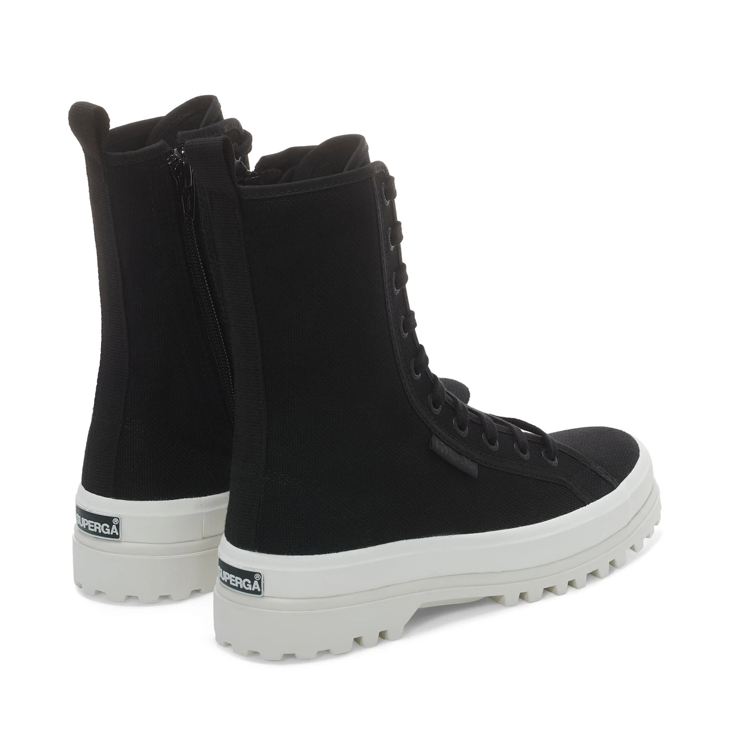 2641 ALPINA HIGH - Ankle Boots - Laced - Woman - BLACK TOTAL-MATTE-F AVORIO 5 2641 ALPINA HIGH - Ankle Boots - Laced - Woman - BLACK TOTAL-MATTE-F AVORIO - immagine 3