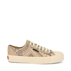 2482 BANDANA - Sneakers - Low Cut - Unisex - BEIGE CAMEL-BLUE NAVY