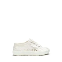 2750 KIDS MACRAME - Le Superga - Sneaker - Girl - TOTAL WHITE AVORIO