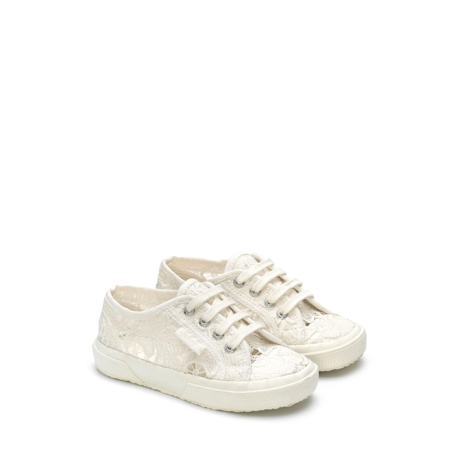 2750 KIDS MACRAME - Le Superga - Sneaker - Girl - TOTAL WHITE AVORIO 4 2750 KIDS MACRAME - Le Superga - Sneaker - Girl - TOTAL WHITE AVORIO - immagine 2