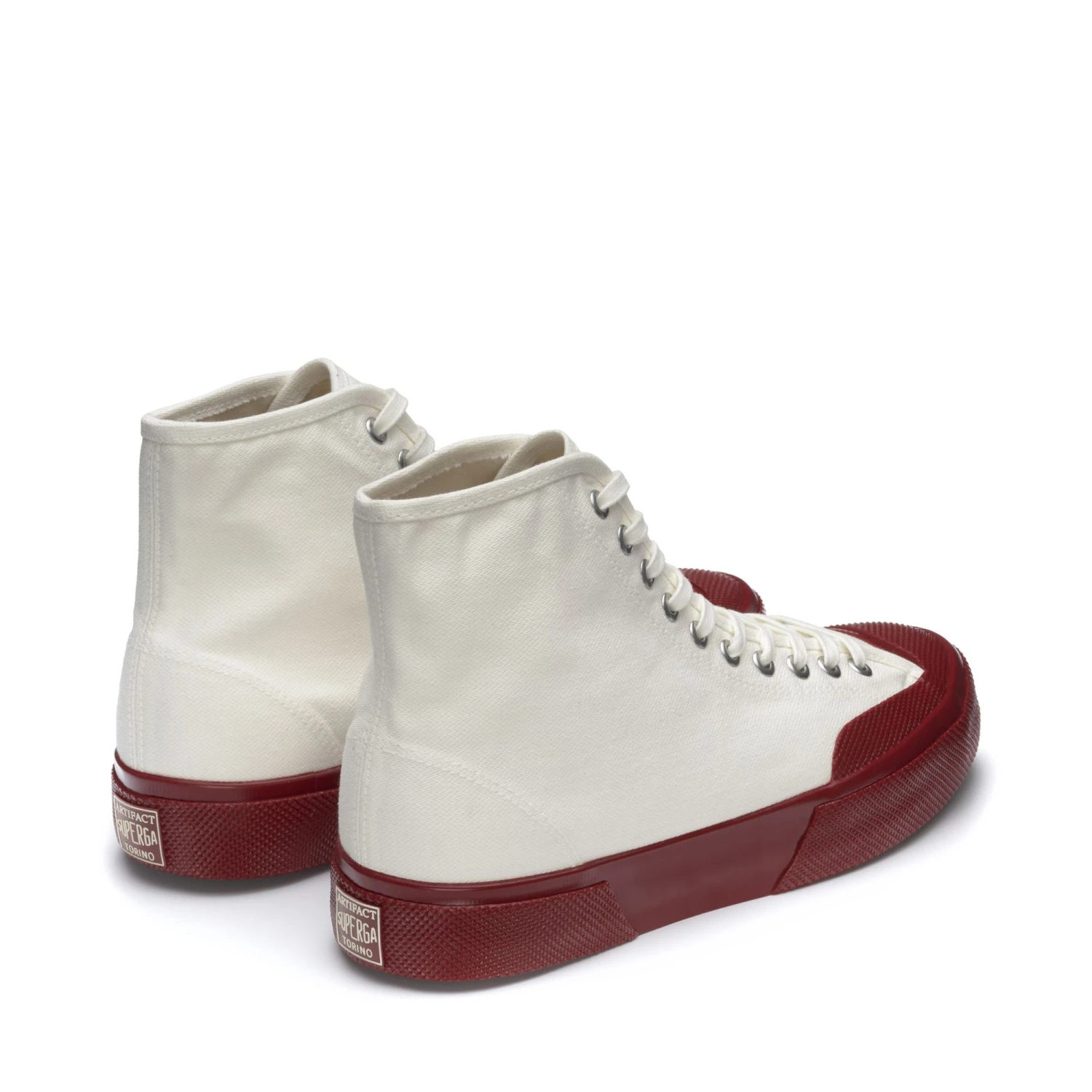2433 WORKWEAR - Sneakers - Mid Cut - Unisex - OFF WHITE-F RED 5 2433 WORKWEAR - Sneakers - Mid Cut - Unisex - OFF WHITE-F RED - immagine 3