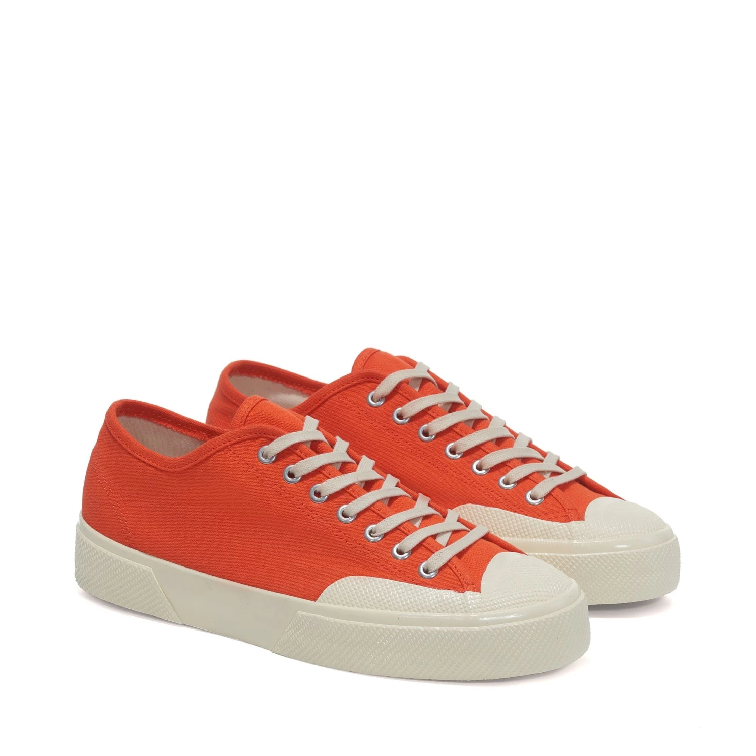 2432 WORKWEAR - Sneakers - Low Cut - Unisex - ORANGE-OFF WHITE 4 2432 WORKWEAR - Sneakers - Low Cut - Unisex - ORANGE-OFF WHITE - immagine 2