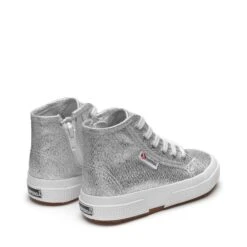 2709 KIDS LAME - Le Superga - Mid Cut - Girl - GREY SILVER -NAM Scarpe Negozio UBS81273W 031 e639fff4 783b 4d2c 8c06 36b978e75fa6