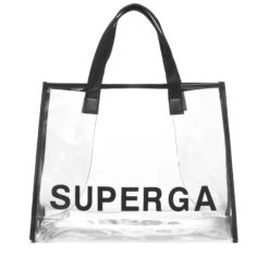 TRANSPARENT SHOPPING BAG - Bags - Shopping Bag - Woman - BLACK