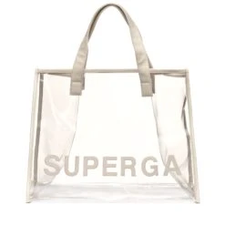 TRANSPARENT SHOPPING BAG - Bags - Shopping Bag - Woman - WHITE AVORIO