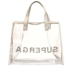 TRANSPARENT SHOPPING BAG - Bags - Shopping Bag - Woman - WHITE AVORIO -NAM Scarpe Negozio UBS8132DW X1I 8fb1635b e73c 492a 8b58 6887266cbebb