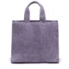 MINI TERRY CLOTH TOTE BAG - Bags - TOTE BAG - Woman - FULL VIOLET LILLA