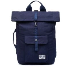 SQUARED BACKPACK - Bags - Backpack - Unisex - BLUE NAVY