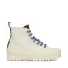 2431 ALPINA TREK SHOELACES - Ankle Boots - Laced - Unisex - BEIGE NATURAL-NAVY-ORANGE -NAM Scarpe Negozio UBS8138MW ATY 0020afbb 28ca 467c 917d 16811ee18172
